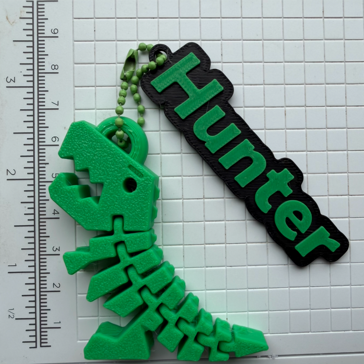Flexi Rex and Custom Name Tag